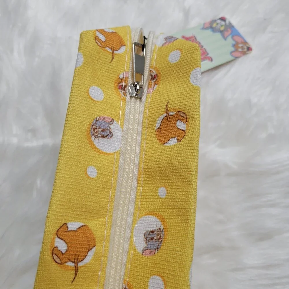 Tom & Jerry Cheese Themed Cosmetic Bag